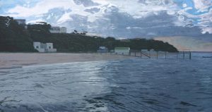 Rick Matear Afternoon Northerly acrylic on linen 97.5x183cm 2015