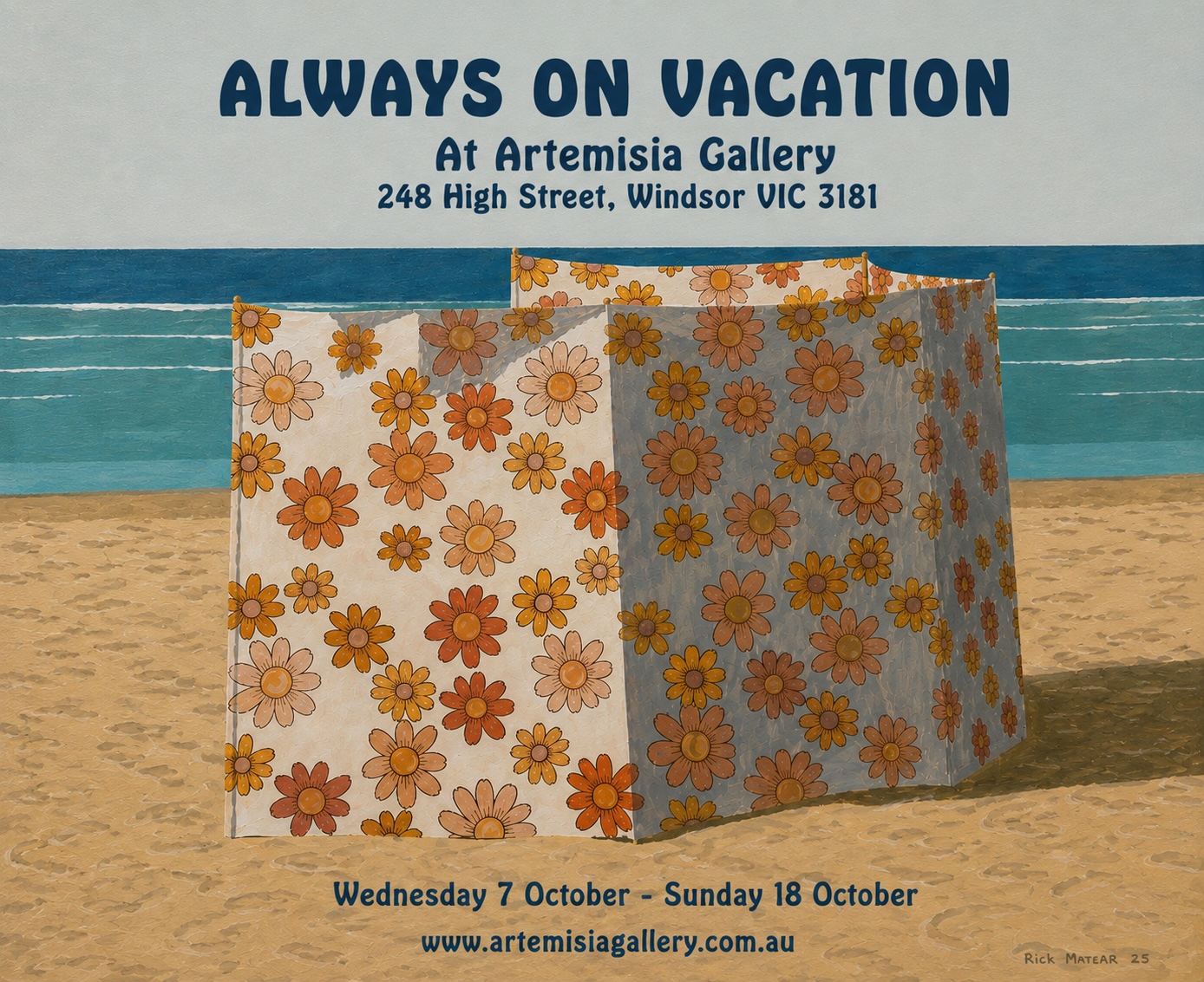 Rick Matear_Always On Vacation Exhibition Artwork